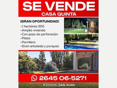 Casas Quinta  San Juan Se vende casa quinta